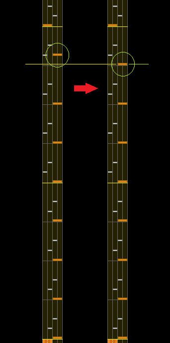 gigadelic m3rkAb4 remix 修正前后