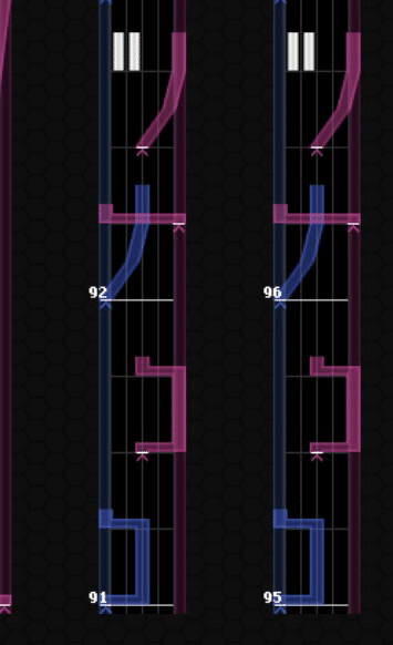 这里夏 EXHAUST 末尾谱面图