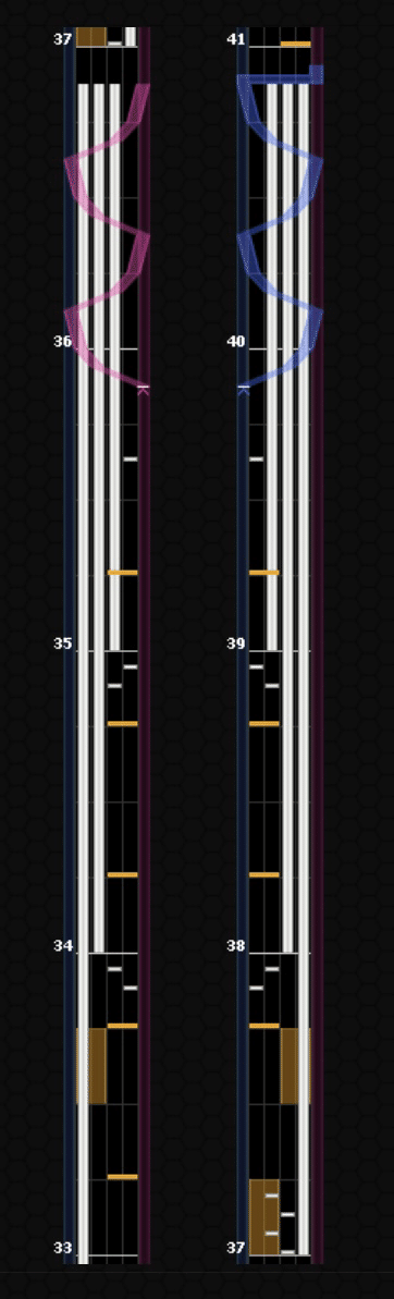 Lost Wing at.0 谱面图