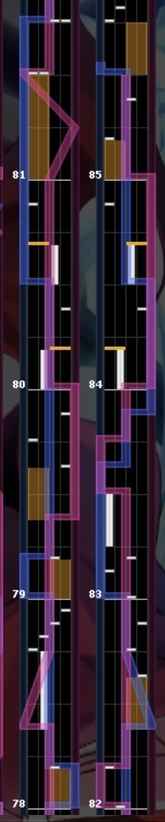 For UltraPlayers EXH 第二次副歌的代表配置