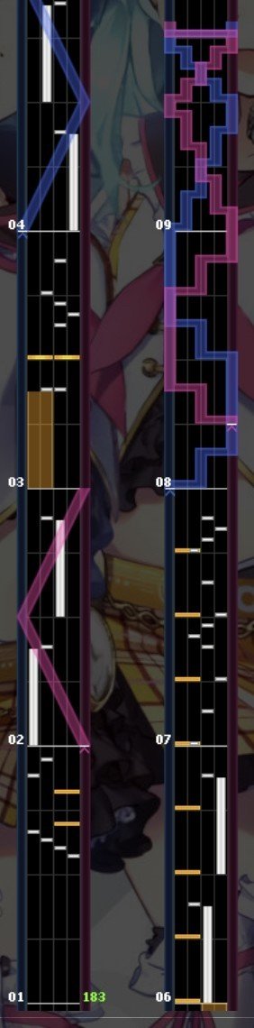 炎夏の音[MXM] 谱面截图 1