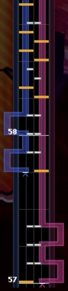 炎夏の音[MXM] 间奏谱面截图