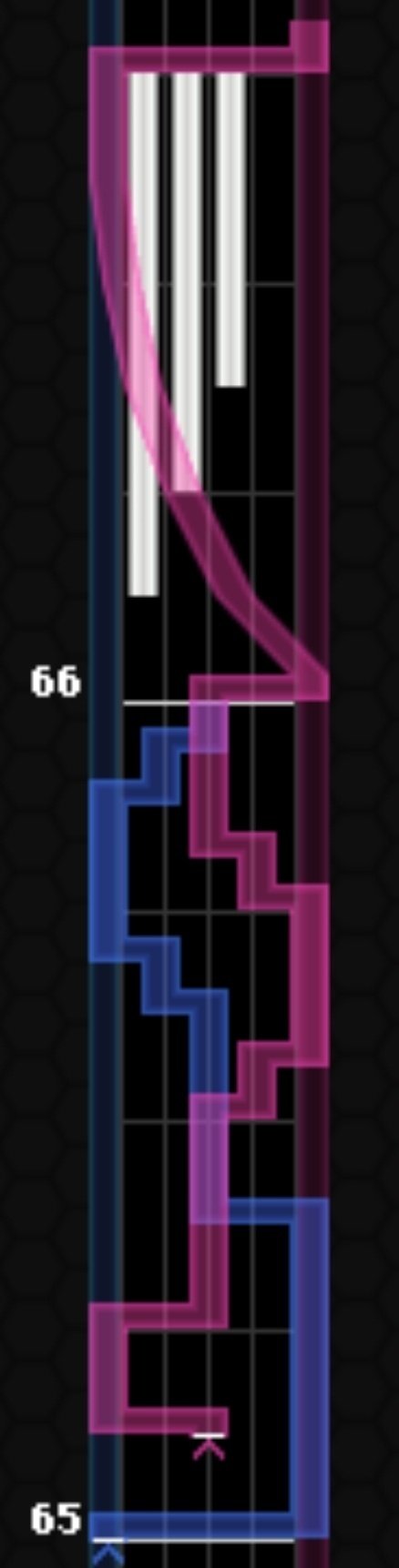副歌前的 ABC 长押配置截图